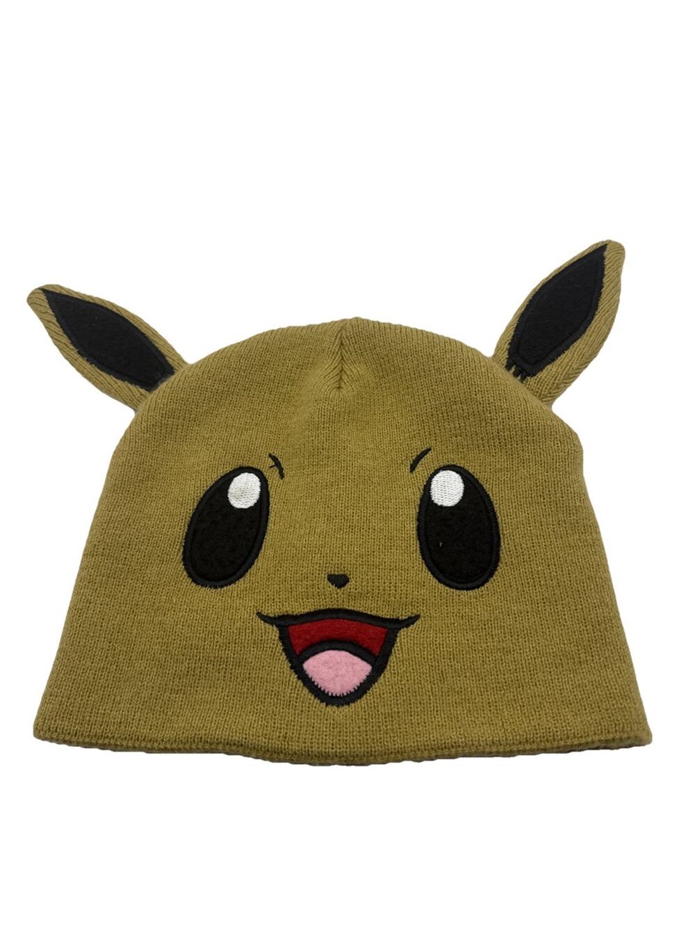 Pokémon winter hat - Featuring Pikachu - Tan - 14 and older Size Recmonation 